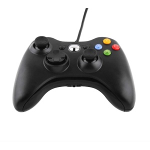 Gamepad, Controler pentru Xbox 360 FOXMAG24®, PC, cablu 2,5 m, Negru - Img 3