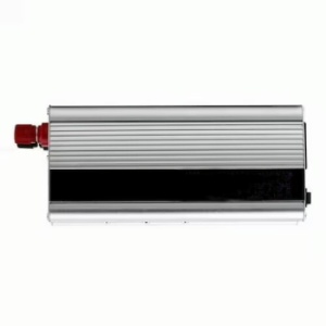 Invertor auto, 12 V, iesire 220 V AC, curent continuu, putere 500 W, gri - Img 2