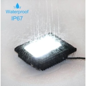 Kit proiector puternic FOXMAG24, LED, 200W rezistent la apa, panou solar mare, telecomanda - Img 4