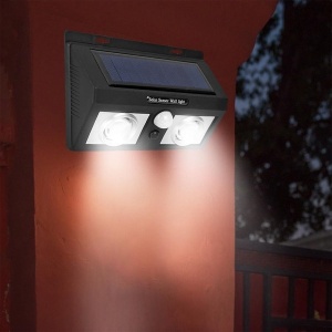 Lampa LED solara cu senzor de miscare , 61 Led-uri, FOXMAG24® - Img 2