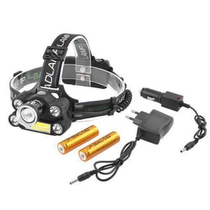 Lanterna frontala pentru cap cu 4 surse luminoase si zoom, FOXMAG24 - Img 2