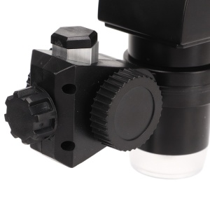 Microscop digital LCD 4.3” HD, 8MP, zoom 1-1000X, 8 LED-uri, baterie reincarcabila si suport PC, din metal si plastic, argintiu/negru - Img 3