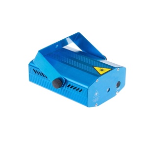 Mini proiector laser cu senzor, interior/exterior, model puncte, albastru, Dalimag - Img 2