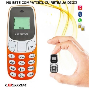 Mini Telefon Dual Sim Radio Fm Bluetooth L8STAR Schimba Vocea - Albastru - Img 2