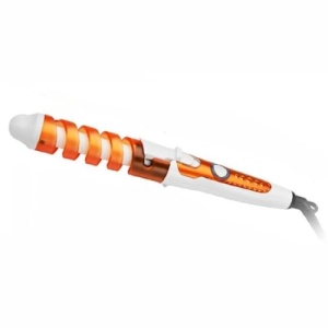 Ondulator ceramic FOXMAG24, pentru bucle, design ergonomic, portocaliu - Img 1