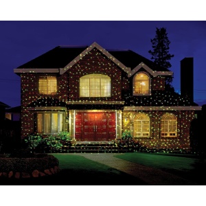 Proiector cu laser, LED, luminia multicolora, 18 m proiectare, negru - Img 3