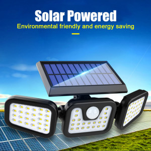 Proiector solar FOXMAG24® triplu Led, 30W - Img 1
