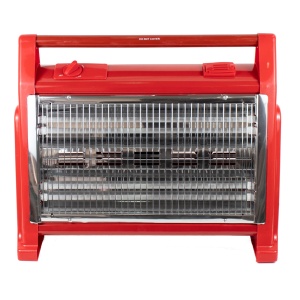 Radiator incalzitor pentru casa si birou, cu umidificator, putere 1600W, cu 4 rezistente si ventilator, protectie supraincalzire, rosu - Img 1