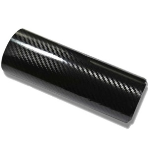 Rola de carbon auto 5D, latime 10 cm, lungime 5m, impermeabila, reutilizabila, autocolanta, negru - Img 2