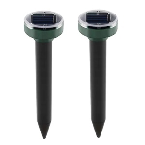 Set 2 aparate anti daunatori, cu incarcare solara, cu tarus, anti cartite, verde - Img 1
