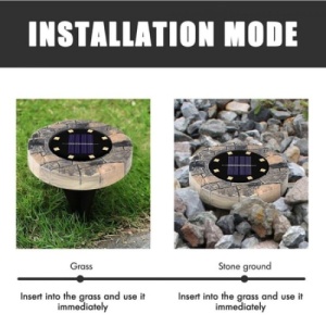 Set 4 lampi decorative solare, putere 2.4 W, autonomie 10 h, diametru 11 cm, maro - Img 4