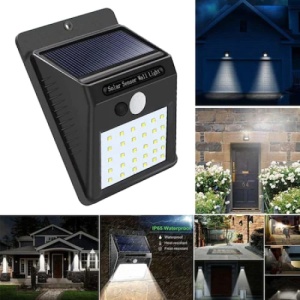 Set 4 lampi solare, FOXMAG24, 30 de LED, senzor de miscare, 0.55W - Img 3