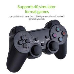 Set Consola gaming 4K retro 2x controller wireless dual 2,4G, stick jocuri video plug-and-play, HDMI, USB - Img 4