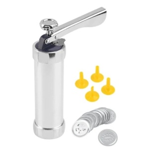 Aparat FOXMAG24 pentru fursecuri, biscuiti cu 10 forme, 4 palnii din inox - Img 1