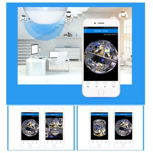 Bec Spion cu Camera Spion de Supraveghere Wireless- IP- Panoramica, Full HD 1080P, FishEye 2MP - Img 3