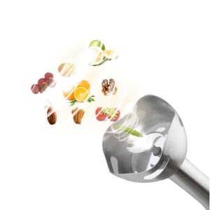 Blender de mana Profesional 4 in1, inclus Pahar, Tel, Tocator, FOXMAG24®, 200 w - Img 3
