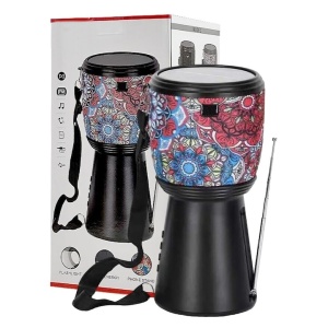 Boxa portabila, tip tarabana, conexiune bluetooth, incarcare solara, cu radio FM si lanterna, dimensiuni 18*14 cm, putere 10W, negru - Img 2