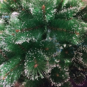 Brad pentru Craciun, pin, artificial, cu suport inclus, inaltime 120cm, ecologic, rezistent, verde - Img 2