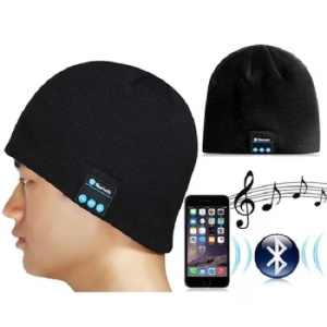 Caciula cu casti si microfon intergate, conexiune Bluetooth, cu functia de hands-free, casti detasabile, distanta de conexiune 10m, autonomic 8 ore, negru - Img 2