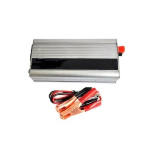 Invertor auto, 12 V, iesire 220 V AC, curent continuu, putere 500 W, gri - Img 3