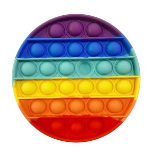Jucarie POP IT!, antistres, rotund, multicolor - Img 1