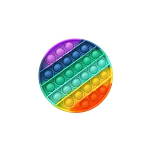 Jucarie POP IT!, antistres, rotund, multicolor - Img 2