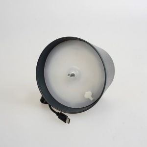 Lampa LED de masa, tocuh control, diametru 11cm, inaltime 36 cm, cu 3 intensitati de lumina, cap detasabil, negru - Img 3