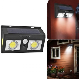Lampa LED solara cu senzor de miscare , 61 Led-uri, FOXMAG24® - Img 3