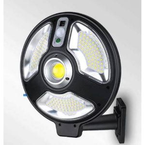 Lampa solara cu telecomanda FOXMAG24, 120 x LED, Senzor de miscare, Negru - Img 4
