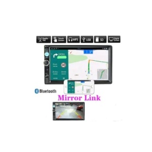 Navigatie Auto FOXMAG24, Display Touchscreen 7 Inch, Telecomanda inclusa, Handsfree, Putere 4 x 60 W, Conectivitate Bluetooth, SD Card, Port USB, Functie camera auto, Design Modern, Negru - Img 2