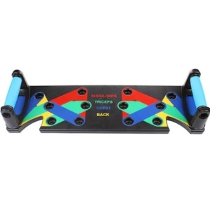 Placa pentru flotari cu manere FOXMAG24, piept, umeri, spate, triceps, multicolora - Img 1