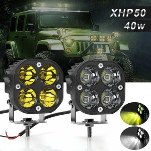 Proiectoar led FOXMAG24 40W, Suv, ATV, Tractor, Jeep, negru - Img 4