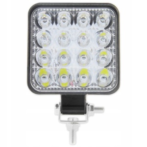 Proiector LED auto offroad 48W, LVT, 16 LED-uri halogen, 10-30V, carcasa aluminiu, IP67 - Img 1