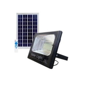 Proiector LED FOXMAG24, Putere de 30W, Panou Solar inclus, 3150 Lumeni, IP67, Iluminare pe 140 de grade, Culoare Negru - Img 1