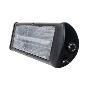 Radiator incalzitor, cu montare pe perete, infrarosu, putere 2300W, dimensiuni 88X12X20 cm, negru - Img 1