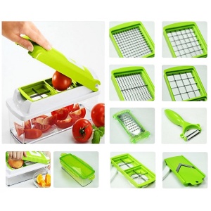 Razatoare Multifunctionala FOXMAG24®, 9 Piese, Nicer Dicer Plus - Img 4