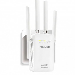 Router / Amplificator Extender Retea WI-FI Pix-Link Router Wireless 300Mbps, FOXMAG24 - Img 3