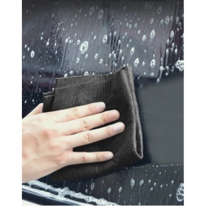 Set 10 lavete magice pentru curatare fara urme, zgarieturi sau scame, multifunctionala, pentru geamuri, bucatarie, baie, din microfibra, dimensiuni 30X30 cm, gri - Img 7