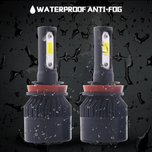 Set 2 Becuri auto cu led H1 ,S2, black edition, Led Headlight,12v 24v,50w 8000lm 6500k - Img 4