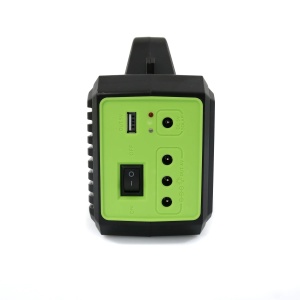 Sistem de iluminat solar, cu 2 becuri LED, lampa LED, USB, tensiunea maxima 9V, negru - Img 4