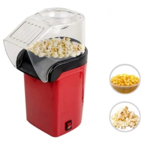 Aparat FOXMAG24 de facut popcorn fara ulei, aer cald, sistem antialunecare, 1200W, rosu - Img 2