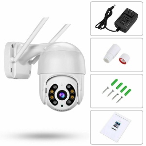 Camera Supraveghere WiFi Night Vision 50 Mt Senzor Miscare 1080P HD 3.6mm Lens Pan Tilt H.265 Waterproof IP66 Vertical 90° - Img 3