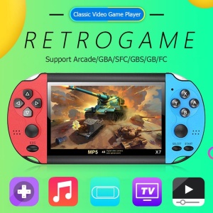 Consola GamePlayer FOXMAG24® X7, 8 GB, 1000 de jocuri instalate, 4.3 inch - Img 2