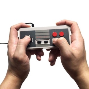 Consola gaming FOXMAG24, retro cu 2 controllere, 620 de jocuri, multiplayer, cu cele mai indragite jocuri - Img 2