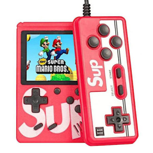 Consola SUP Game cu 400 jocuri, ecran de 3.0", cablu AV, Micro-USB, multiplayer jocurile copilariei, FOXMAG24® - Img 1