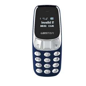 Mini Telefon Dual Sim Radio Fm Bluetooth L8STAR Schimba Vocea - Albastru - Img 4