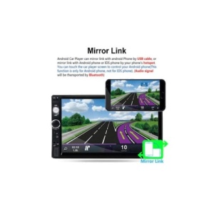 Navigatie Auto FOXMAG24, Display Touchscreen 7 Inch, Telecomanda inclusa, Handsfree, Putere 4 x 60 W, Conectivitate Bluetooth, SD Card, Port USB, Functie camera auto, Design Modern, Negru - Img 3