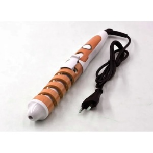 Ondulator ceramic FOXMAG24, pentru bucle, design ergonomic, portocaliu - Img 2