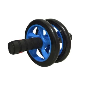 Roata abdomene FOXMAG24 pentru fitness, aparat pentru exercitii, maner spuma - Img 1
