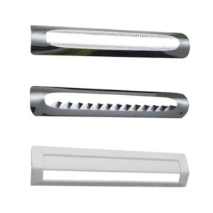 Set 3 cutite multifunctionale FOXMAG24 pentru legume si fructe, Alb-Verde - Img 3